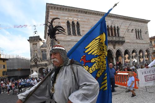 La festa in piazza Libertà per l'inaugurazione di Friuli Doc